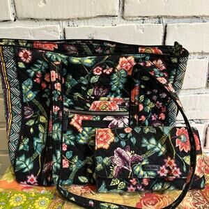 Vera Bradley Tote and Wallet Vines Floral